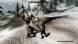 Skyrim противостояние   Драугр главный военачальние VS Двемерский центурион мастер