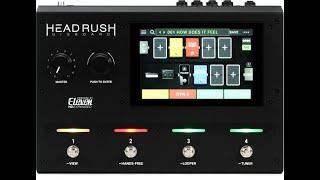 Headrush Gigboard :  massive stereo metal rig, bass simulation and clean tones