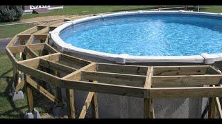 Part 3   Above Ground Pool Deck Construction