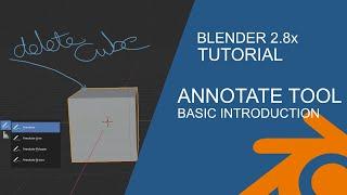 Blender Basics: Annotate Tool