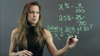 Tutorial on Percentages : High School Math Help