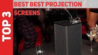 Top 3 Best Projection Screens 2023 [The Best Projection Screens]