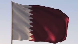 Qatar Flag | ROYALTY FREE [4K] 20 SEC LOOP
