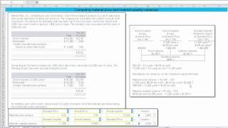 Material Price and Material Quantity Variances (P10-9)