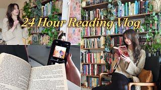 cozy 24 hours of reading  daily reading vlog | Basically Britt