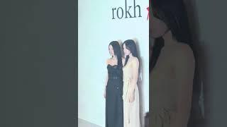 Twice Mina and Chaeyoung at the launch of ROKH H&M