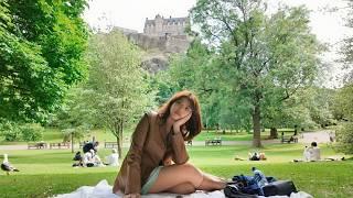 EDINBURGH VLOG 🪲󠁧󠁢󠁳󠁣󠁴󠁿 solo travel + my first hostel experience...