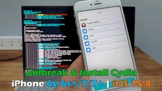 Palera1n-c beta 8 Jailbreak & Install Cydia iPhone 6s/6s+/7/7+ | iOS 15.8
