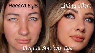 HOODED EYES: SMOKEY EYE MAKEUP + LIFTING EFFECT ️