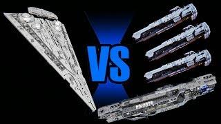 Star Destroyer VS UNSC Infinity ( Space Engineers Epic battle EP15 )
