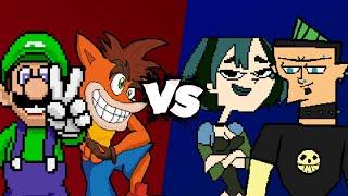 MUGEN Battle - Mama Luigi/Crash Bandicoot vs Gwen/Duncan