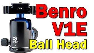 Benro V1E Triple Action Ballhead for Photography - 4k