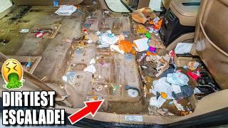 Cleaning The Most INSANELY Nasty Cadillac Escalade!