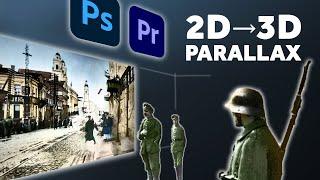 How to turn 2D photo into 3D parallax | Photoshop + Premiere Pro tutorial