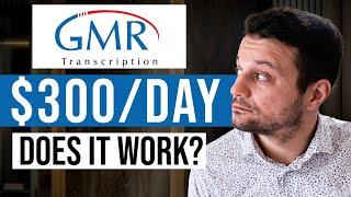 GMR Transcription Tutorial For Beginners - How Much Can You Really Earn?