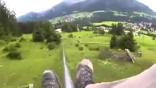 Asi auf der Rodelbahn