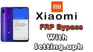 Mi Note 5A prime FRP Bypass with Setting.apk New Way 2019