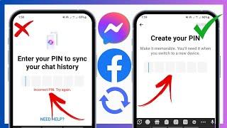 Cách đặt lại mã PIN trò chuyện được mã hóa đầu cuối trên Messenger | Quên mã PIN Messenger