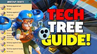 THE Season 64 Tech Tree Guide!  // Boom Beach Warships