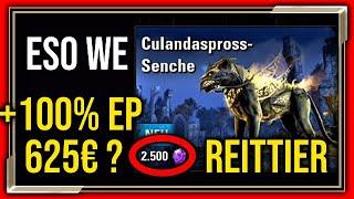 Reittier für 625€!? 100% mehr EP? Verkürzte PvP Tests! | ESO Weekend The Elder Scrolls Online News