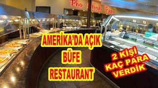 Amerika'da Açık Büfe Restaurant | 2 Kişi Kaç Para Verdik