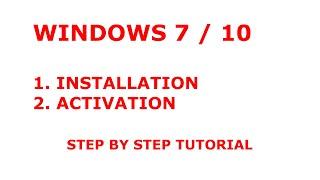 COMPUTER TIPS : BASIC DRIVERS AND PROGRAM INSTALLATION | ACTIVATION OF WINDOWS 7 | AKOvlogs