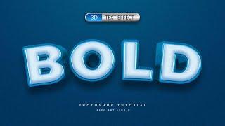 Create a Bold 3D Text Effect — Photoshop Tutorial