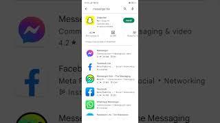 Again messenger lite vanish  from playstore 