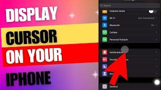 How to  show  touches or  cursor while screen recording on iphone