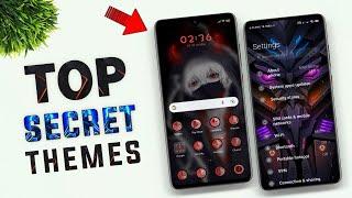 Top 5 *SECRET* Miui Themes For Redmi & Poco Phones || Miui 13 Themes