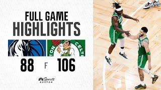 FULL GAME HIGHLIGHTS: Celtics dominate Mavs in Game 5 to win 2024 NBA Finals