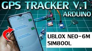  GPS TRACKER ARDUINO, Ublox Neo-6m dan SIM800L | Arduino Project
