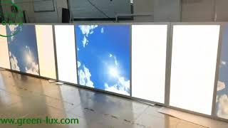 Cutom 2400*1200mm 3 in 1 LED sky panel lights from www.green-lux.com