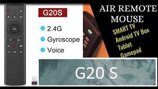 Air remote mouse G20 S. Пульт - Аэромышь с Голосовым Управлением G20S.