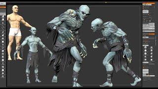 Sculpting Graveyard Ghouls in ZBrush for 3D Printing