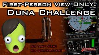 I Made it to Duna Using Only the Cockpit View (With Live Commentary)