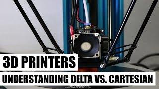 What's the difference between Delta vs Cartesian 3D printers?