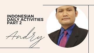 Learning Indonesian Language 'The Daily Activities' part two