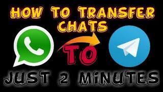 how to transfer chats from whatsapp to telegram!!!/how to export chats from whatsapp to telegram!!.