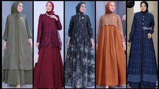 40 model baju gamis lebaran 2025 trend busana viral 2025 trend busana lebaran 2025 gamis viral 2025