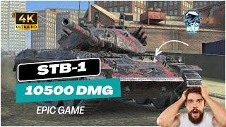 STB-1● 10500DMG !! ● World of tanks Blitz