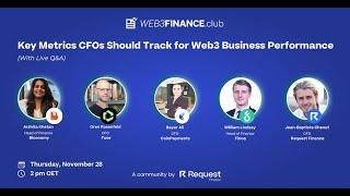 Key Metrics CFOs Should Track for Web3 Business Performance