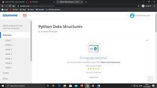 Python Data Structures || Week 4 | Assignment 8.4 | Graded External Tool || Coursera