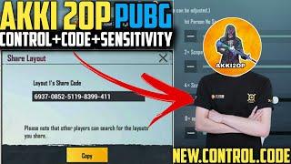 [NEW] Akki 2op Layout Code And Sensitivity Code 2021|| PUBG MOBILE || RTX Gamerx