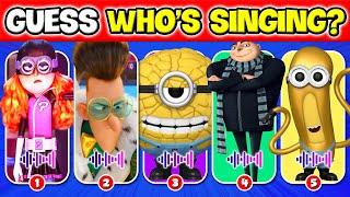  Guess WHO'S SINGING Among The DESPICABLE ME 4 Characters?  Mega Minion Movie Quiz | NT Quiz