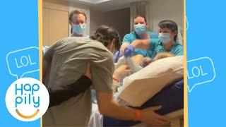 First-Time Dad Faints In Delivery Room as Girlfriend Gives Birth