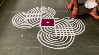 Easy 4*4 padikolam designs| Simple muggulu designs| easy rangoli designs| Beginners kolam