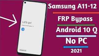 Samsung A11 Frp Unlock/Bypass Google Account Lock October 2020