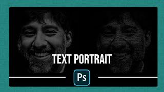 Text Portrait | Photoshop Tutorial