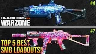 WARZONE: New TOP 5 BEST SMG META LOADOUTS After Update! (BO6 WARZONE META)